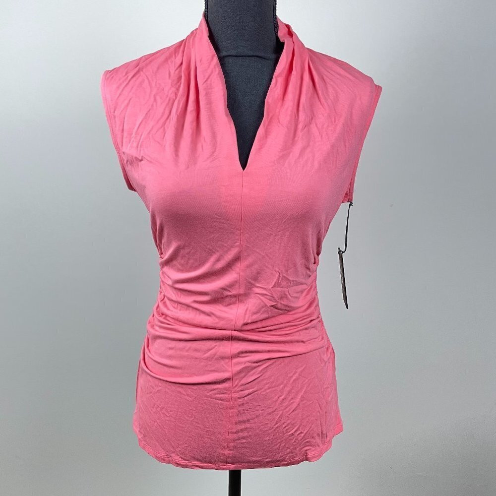 Vince Camuto NWT Women's Pink V-neck shirt Size Medium